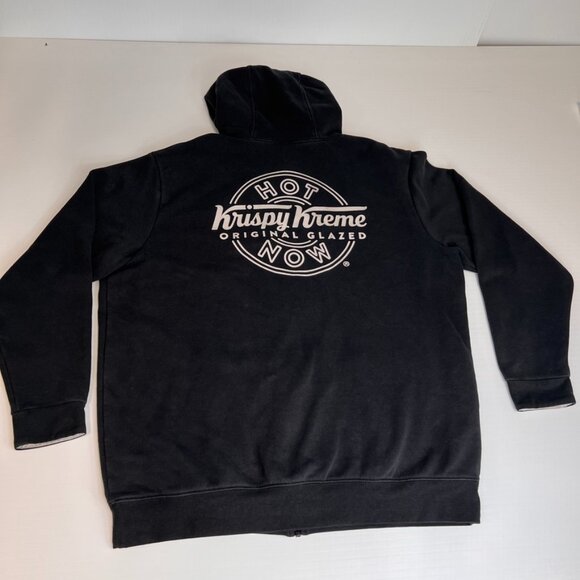 Krispy Kreme Hoodie Men Extra Large Zip Up Sweatshirt Hot Now Work Party Core Ex - Picture 9 of 16